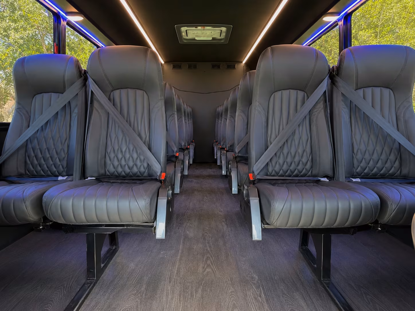 20 passenger minibus interior