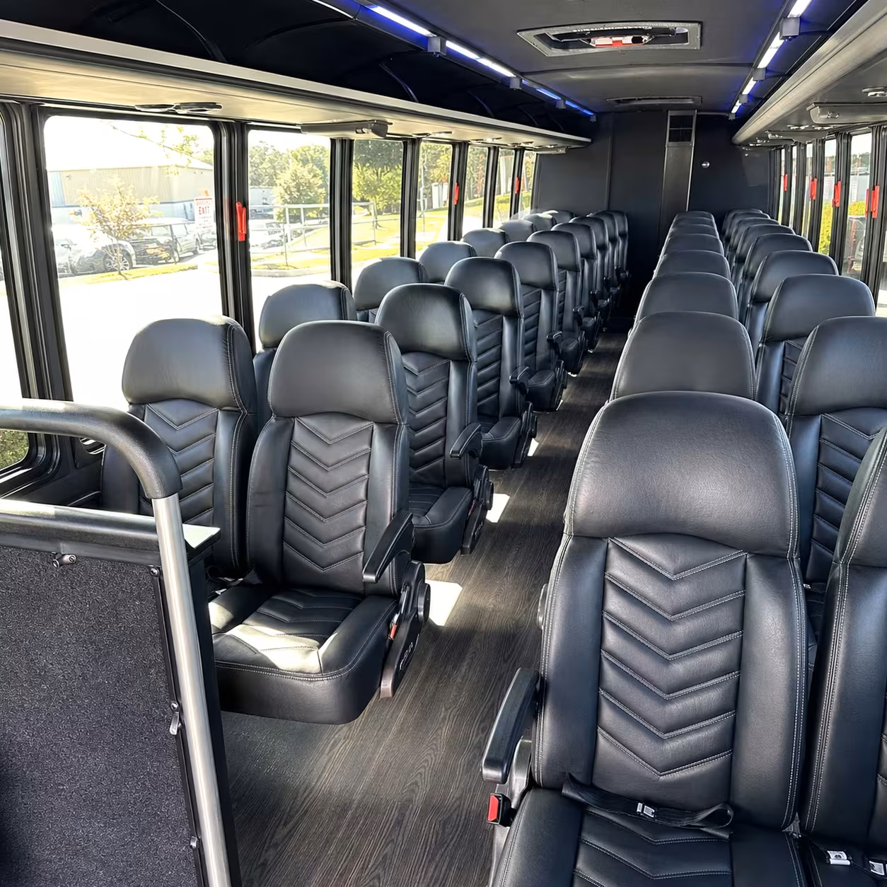 28 passenger minibus inside