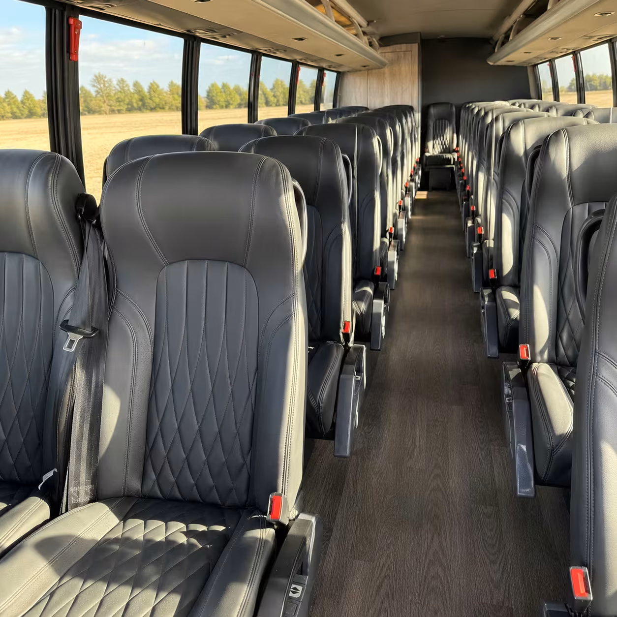 35 passenger minibus inside