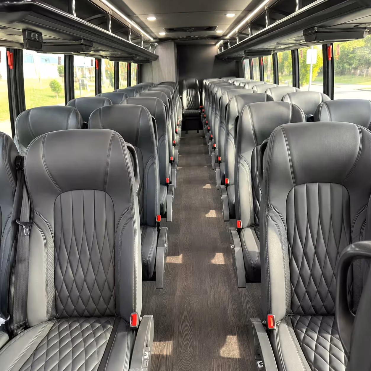 35 passenger minibus interior