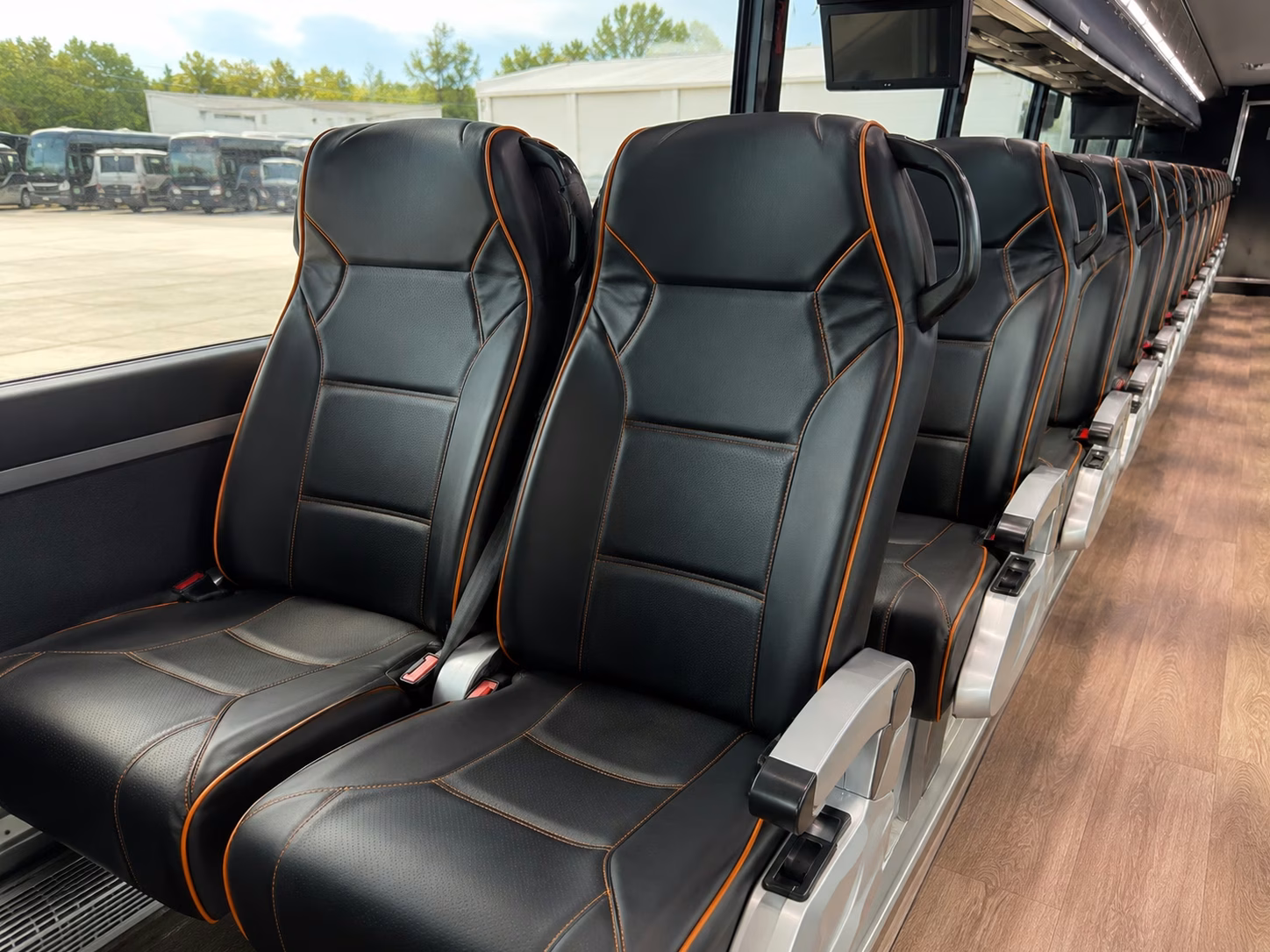 corporate and company sporting event shuttle bus rentals in modesto