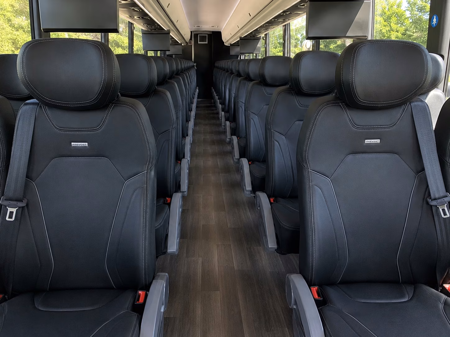 how bus type and size change charter bus prices in modesto
