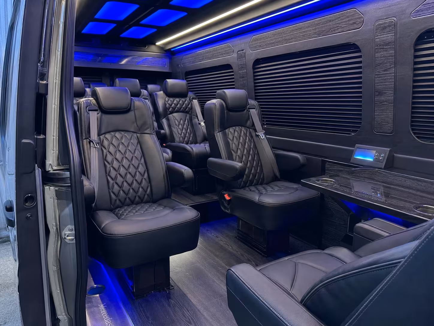 sprinter van transportation for groups and events across modesto