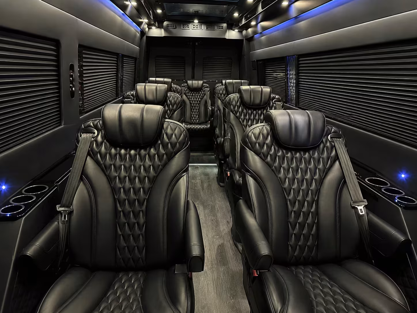 sprinter van with driver inside