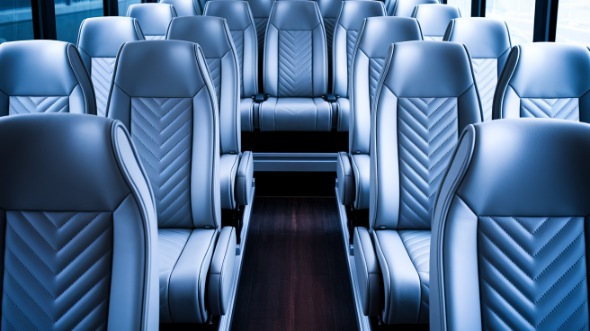 modesto 18 passenger minibus interior