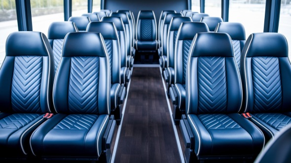 modesto 25 passenger minibus inside