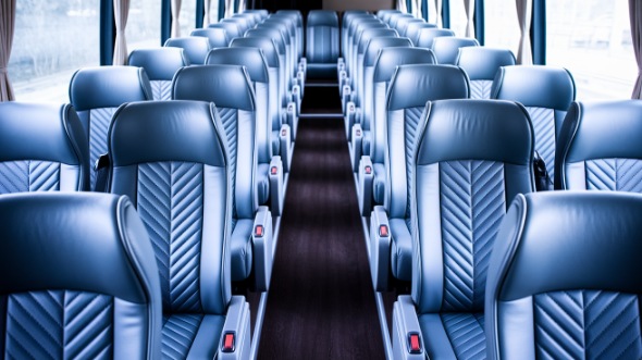 modesto 50 passenger charter bus interior