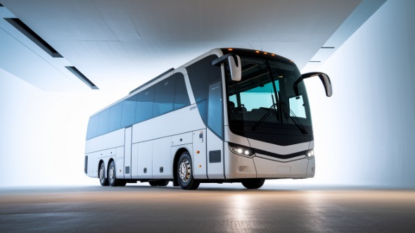 modesto 54 passenger charter bus
