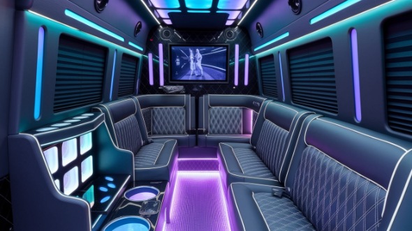 modesto party bus rental inside